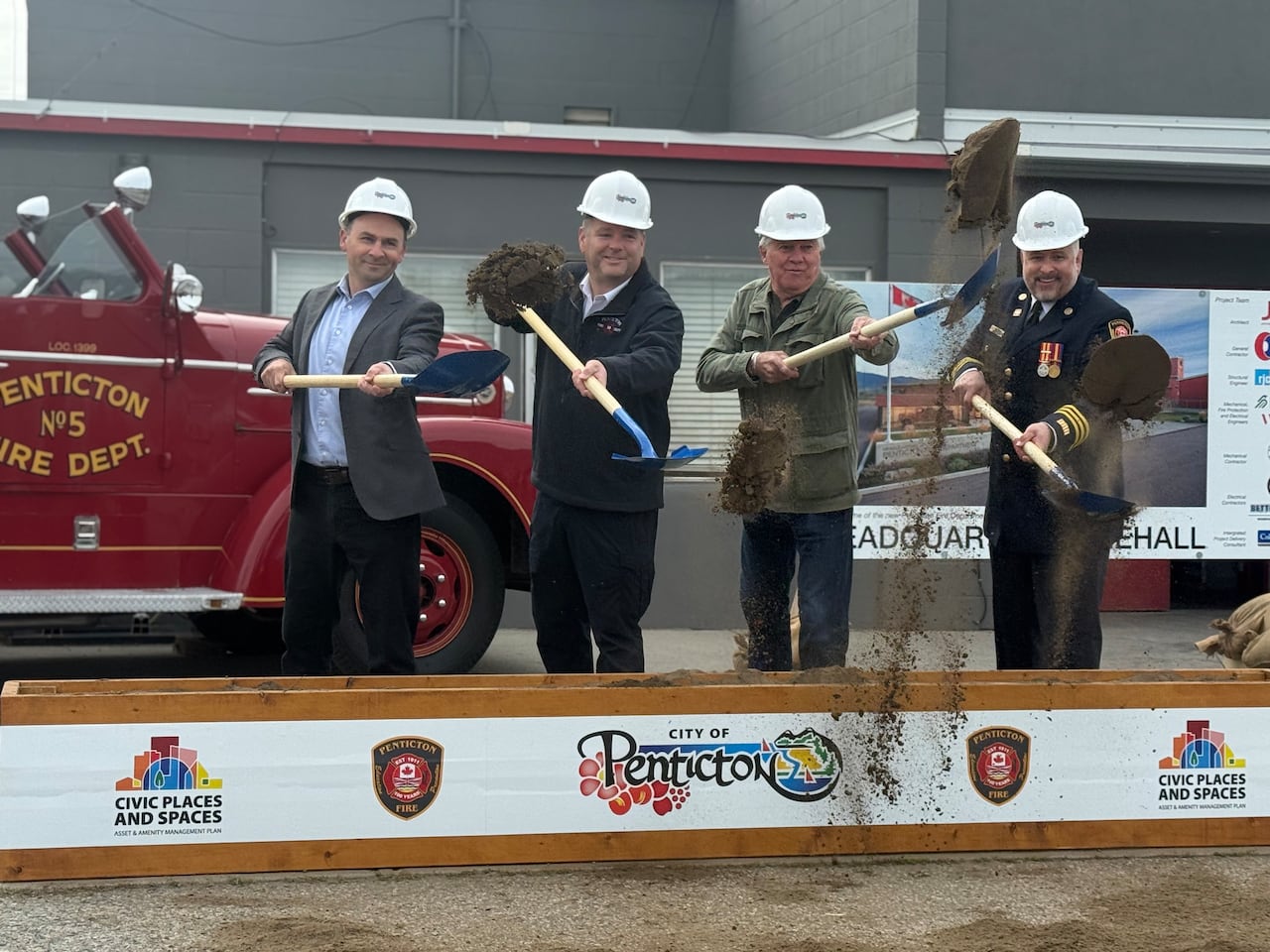 Penticton, BC., breaks ground on new fire hall headquarters