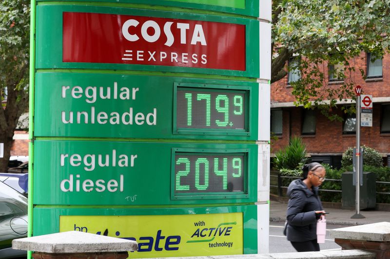 UK average diesel pump price hits £2 per litre for first time