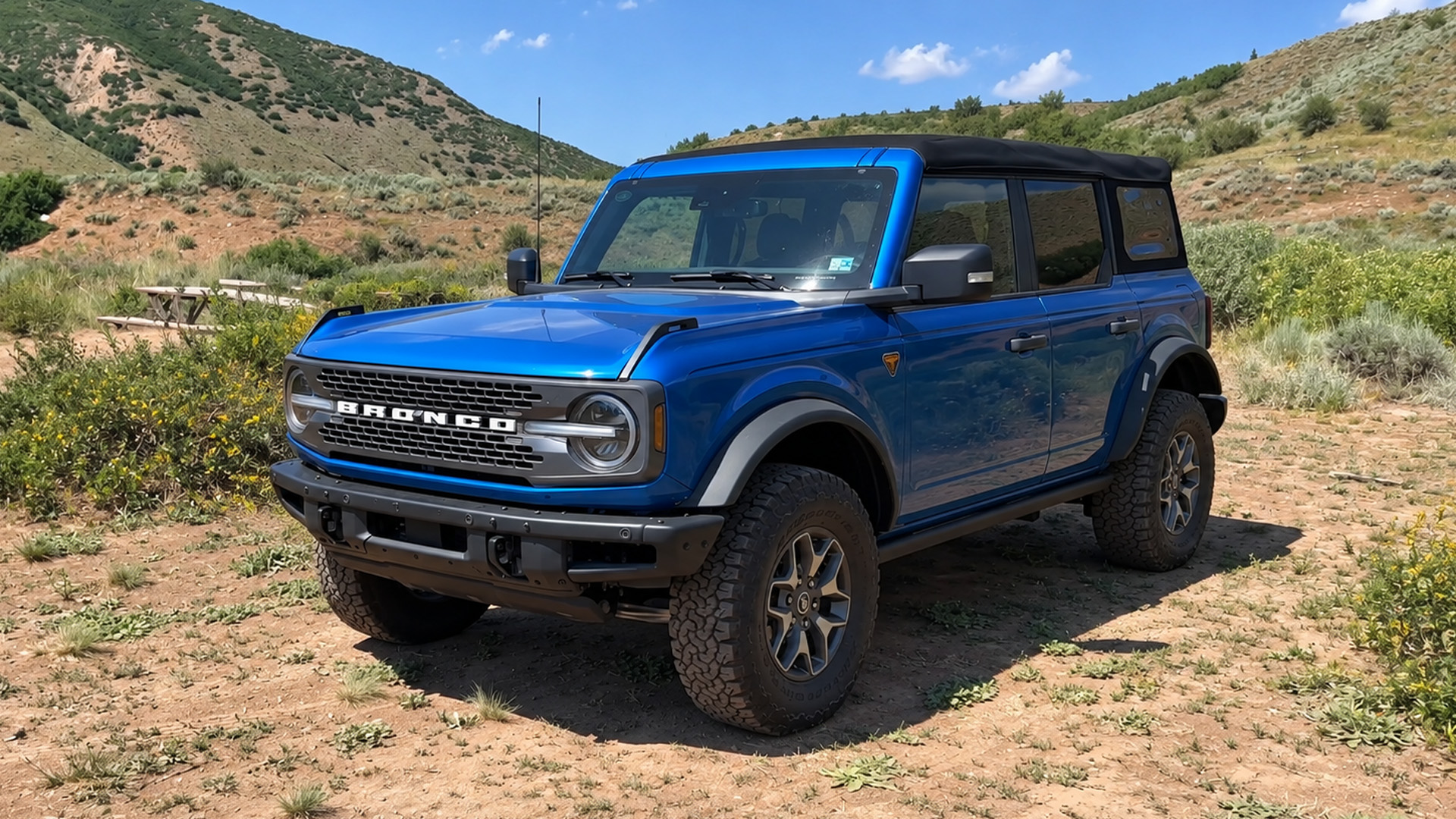 A Ford Bronco Badlands takes daily driving off-road