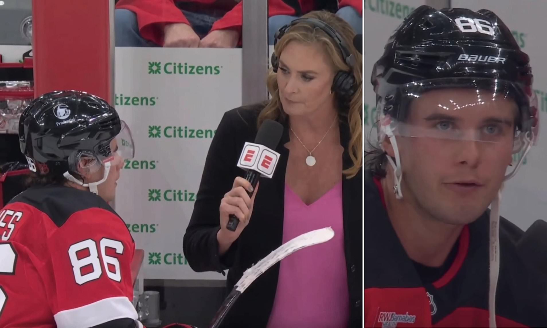 Olympics hockey hero Jack Hughes blasted for blunt response to reporter ...