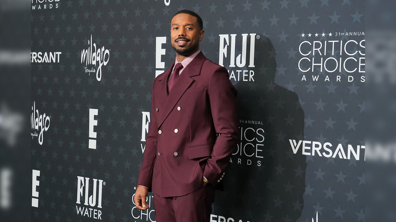 Michael B Jordan shares perspective on personal growth at 2026 Critics ...