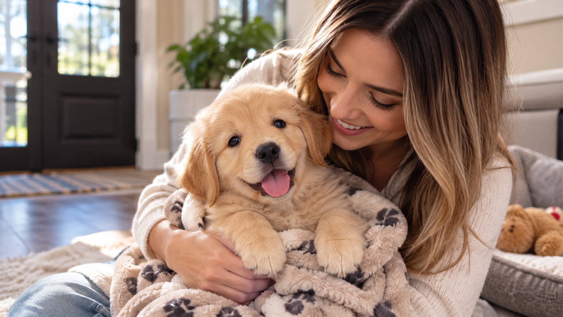 Meeting my puppy for the first time