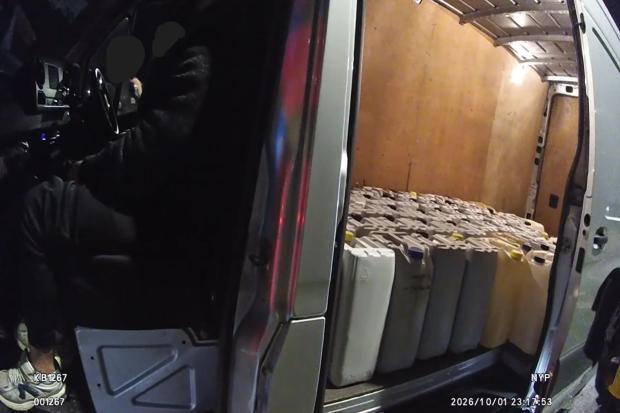 Two arrested after 40 fuel containers discovered in van on A1(M) in ...