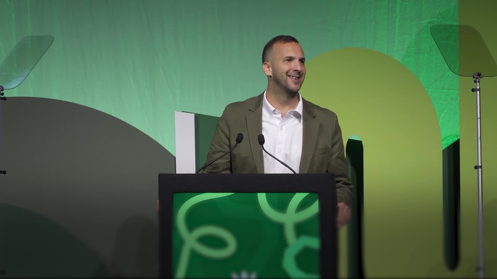 Vote for us to make Labour move, Polanski tells Green Party conference