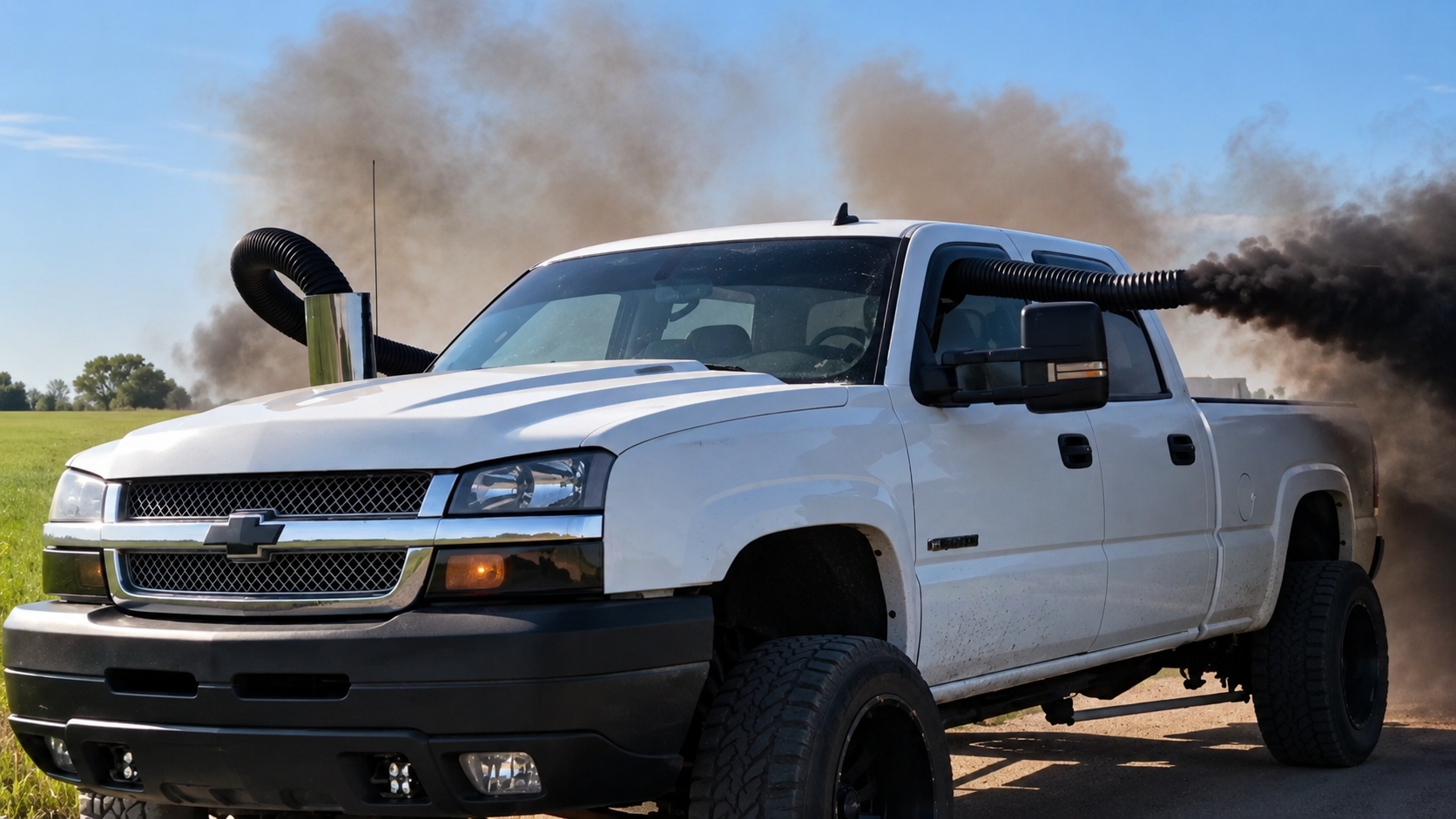 He bought a clean Duramax as a work truck then immediately started ...
