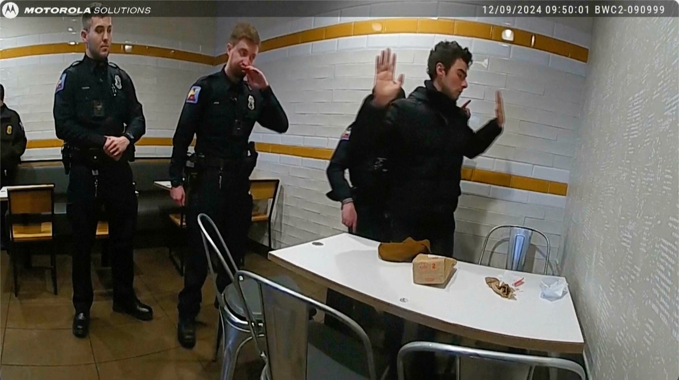 Police bodycam footage of Luigi Mangione’s arrest released