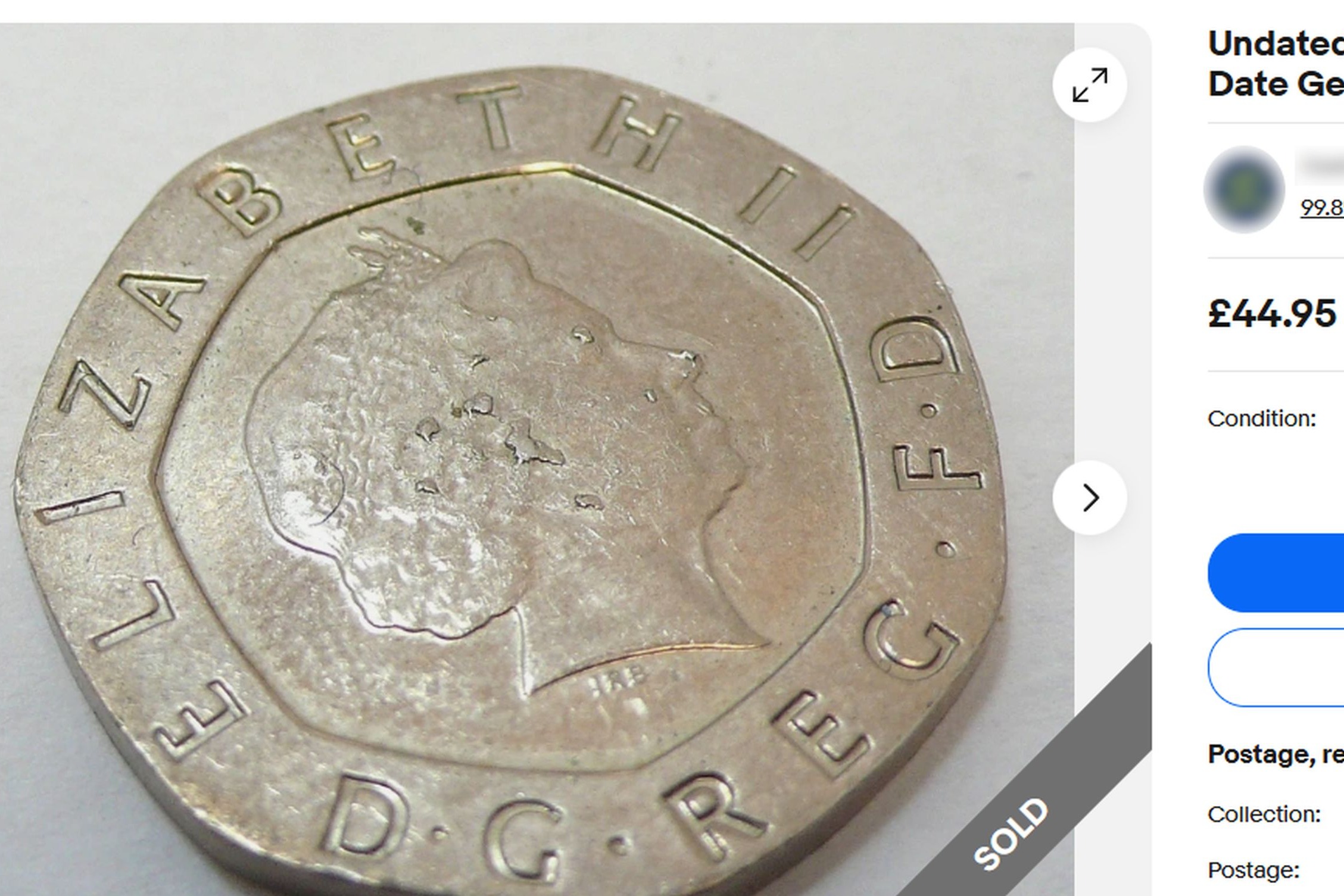 Rare 20p coin sells for £44.95 because one crucial detail is missing
