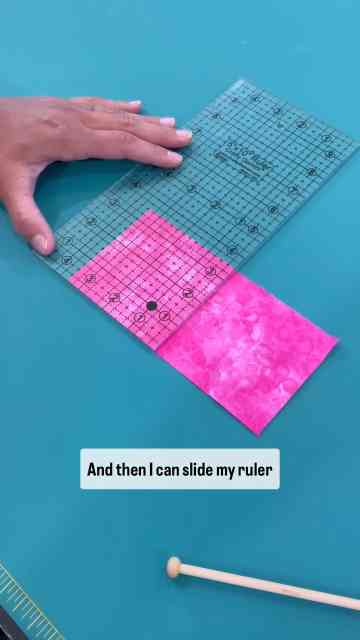 The quilting ruler that makes cutting so much easier