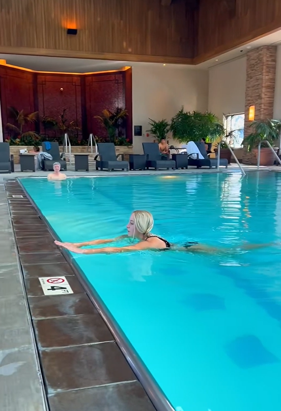 Pool press handstands for strength and control