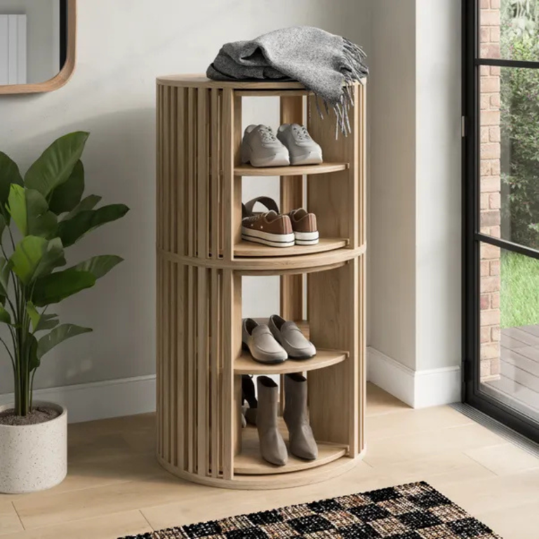 Dunelm’s rotating shoe storage is 30% off – and its clever design ...