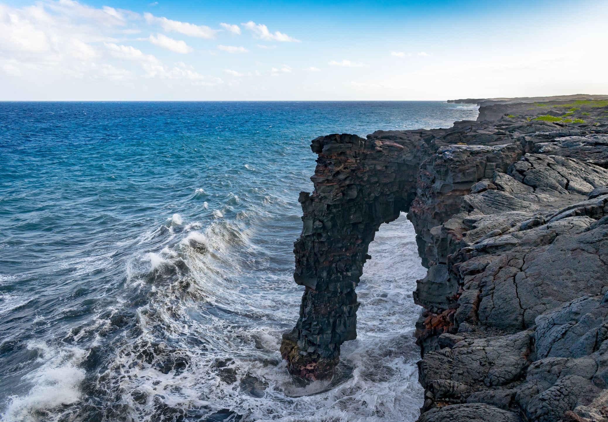 Iconic sea arch collapses off coast of Hawaii's Big Island