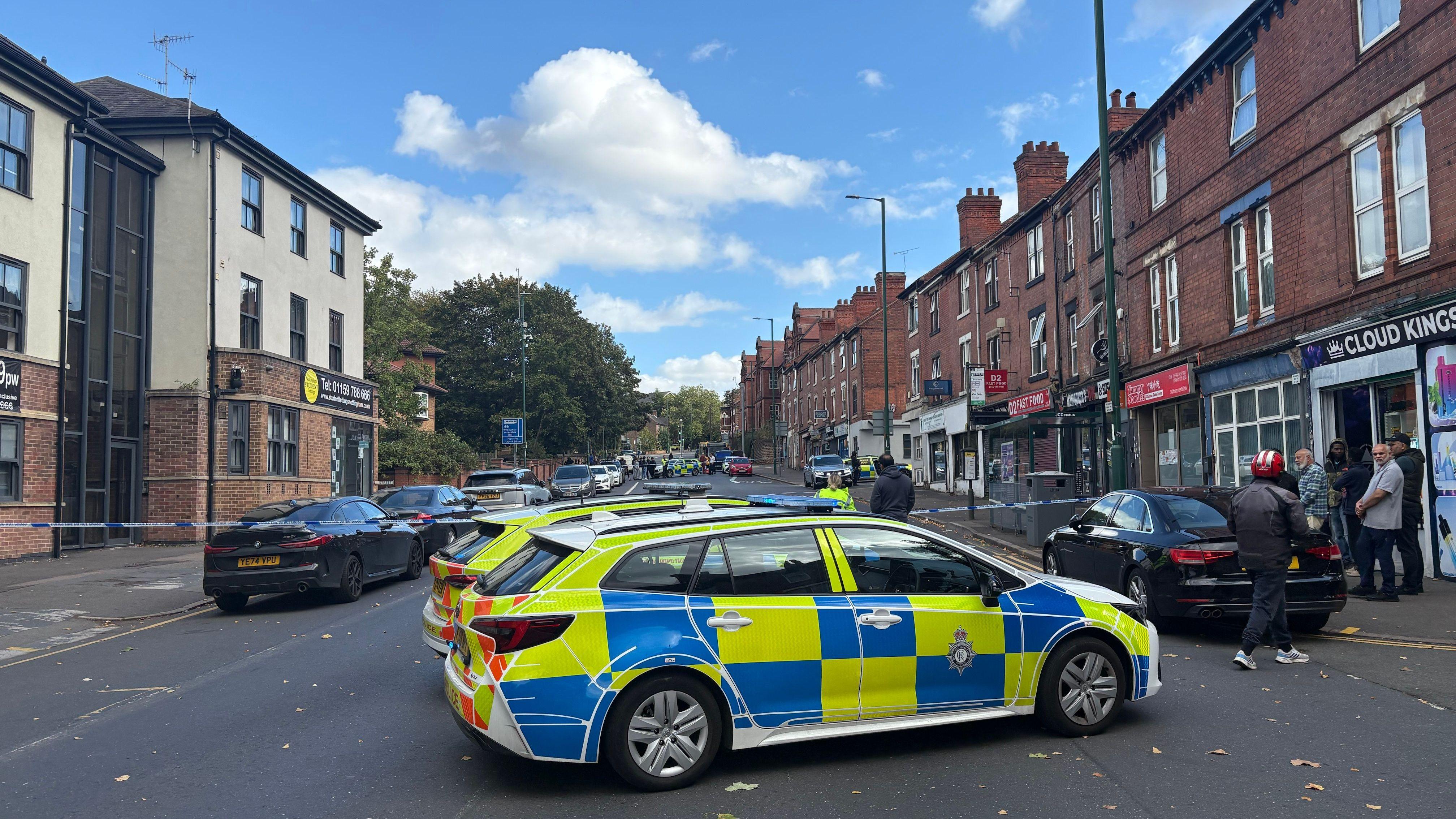 Cordon as armed police respond to knife reports