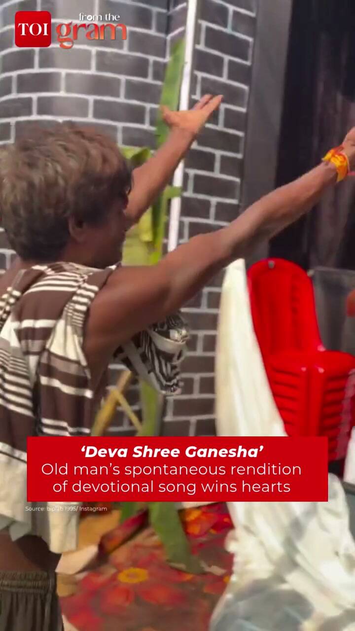 Soulful rendition of ‘Deva Shree Ganesha’ by elderly man captivates hearts