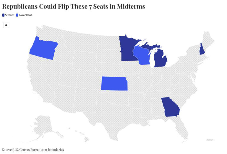 GOP in striking distance of flipping 7 states despite Trump's low approval