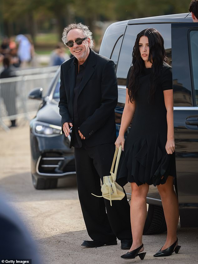 Tim Burton takes his daughter Nell, 18, as his plus one to the Loewe ...