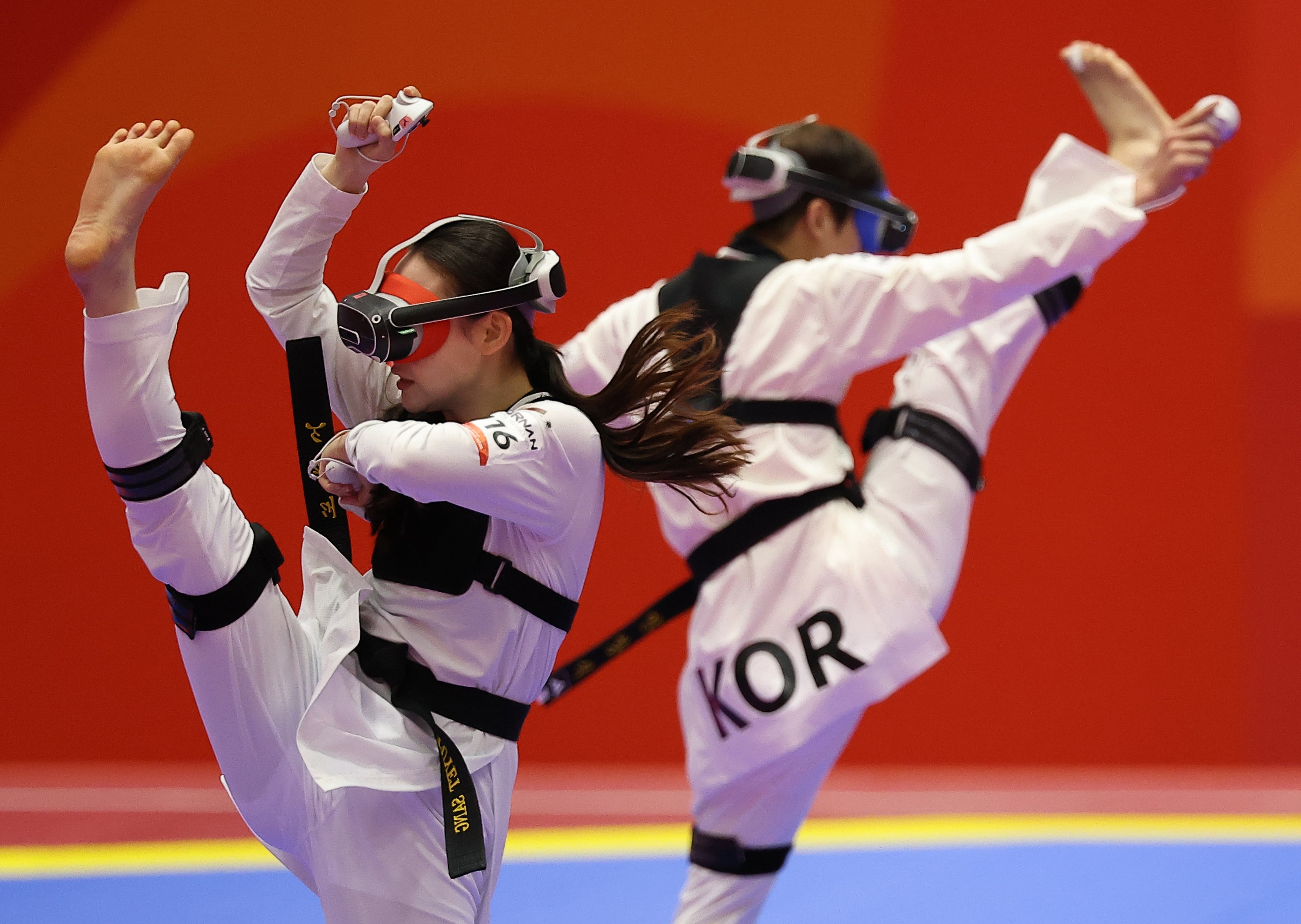Virtual taekwondo debuts at Asian Games via avatar battles