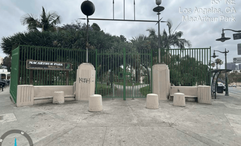 MacArthur Park will remain open as the city takes a year to fence off ...