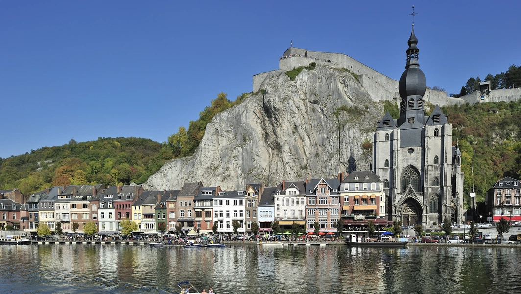 Dinant’s charm between cliffs and river