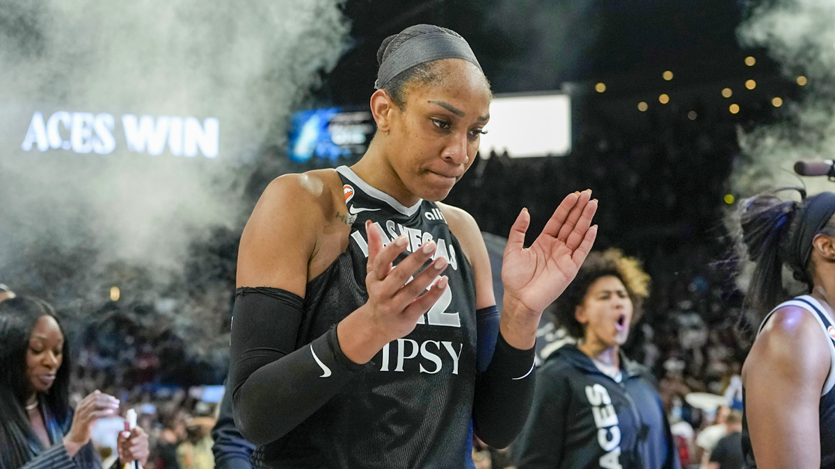 A’ja Wilson’s mom confronted over ‘love beats hate’ sign after Aces ...