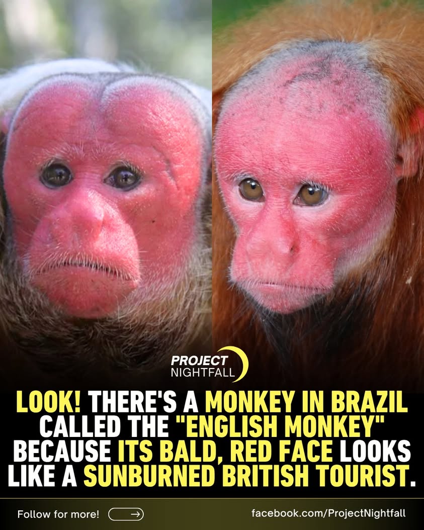 Blood-red face: Amazon's 'English monkey' reveals its shocking life-or ...