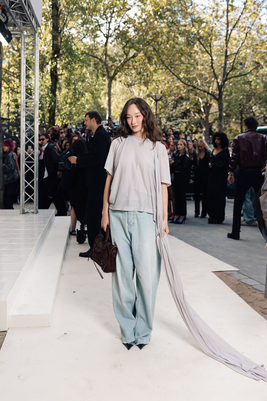 Celebrities front row at Balenciaga spring 2027