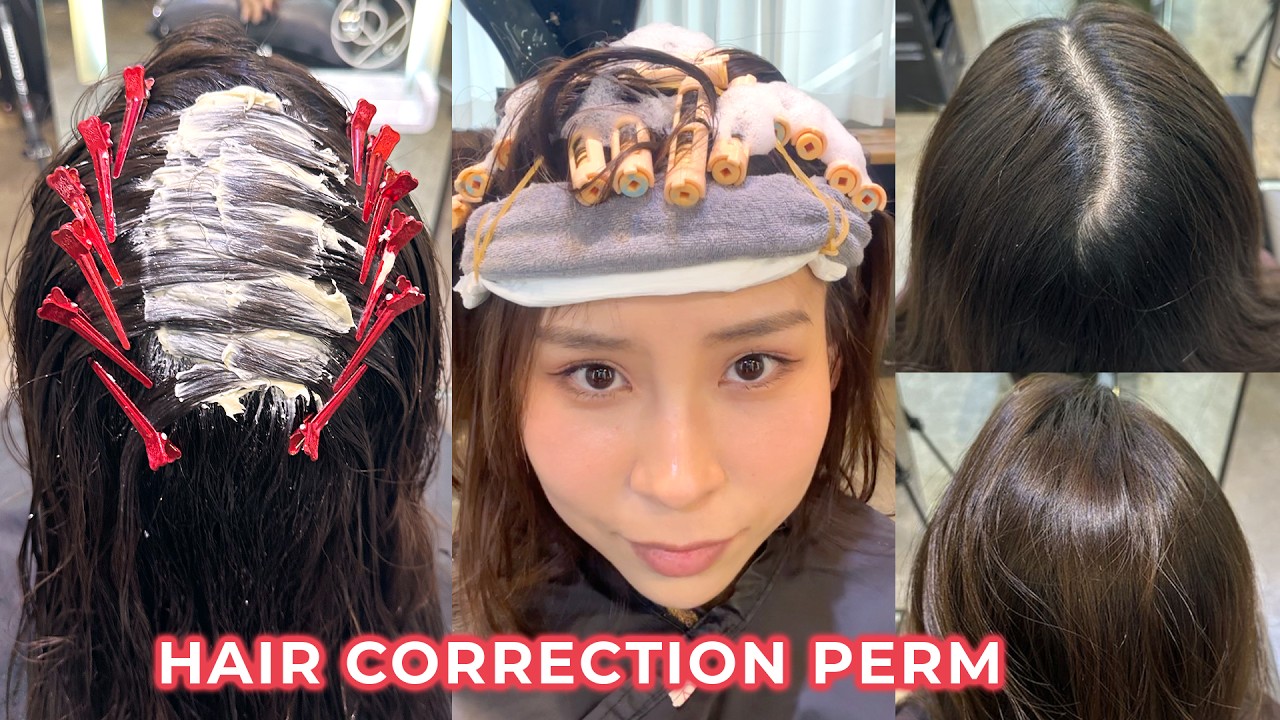 I tried a hair correction perm