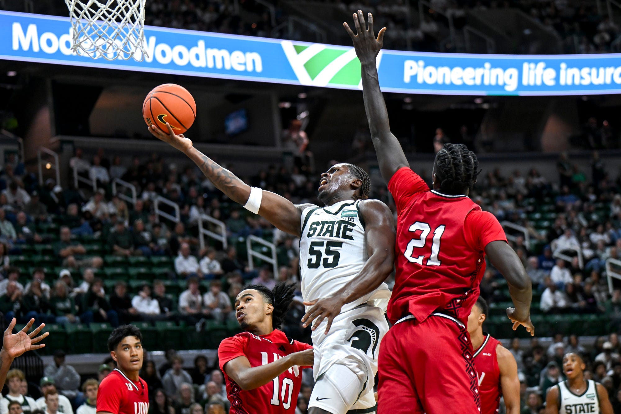 Box score from Michigan State's exhibition win over Incarnate Word