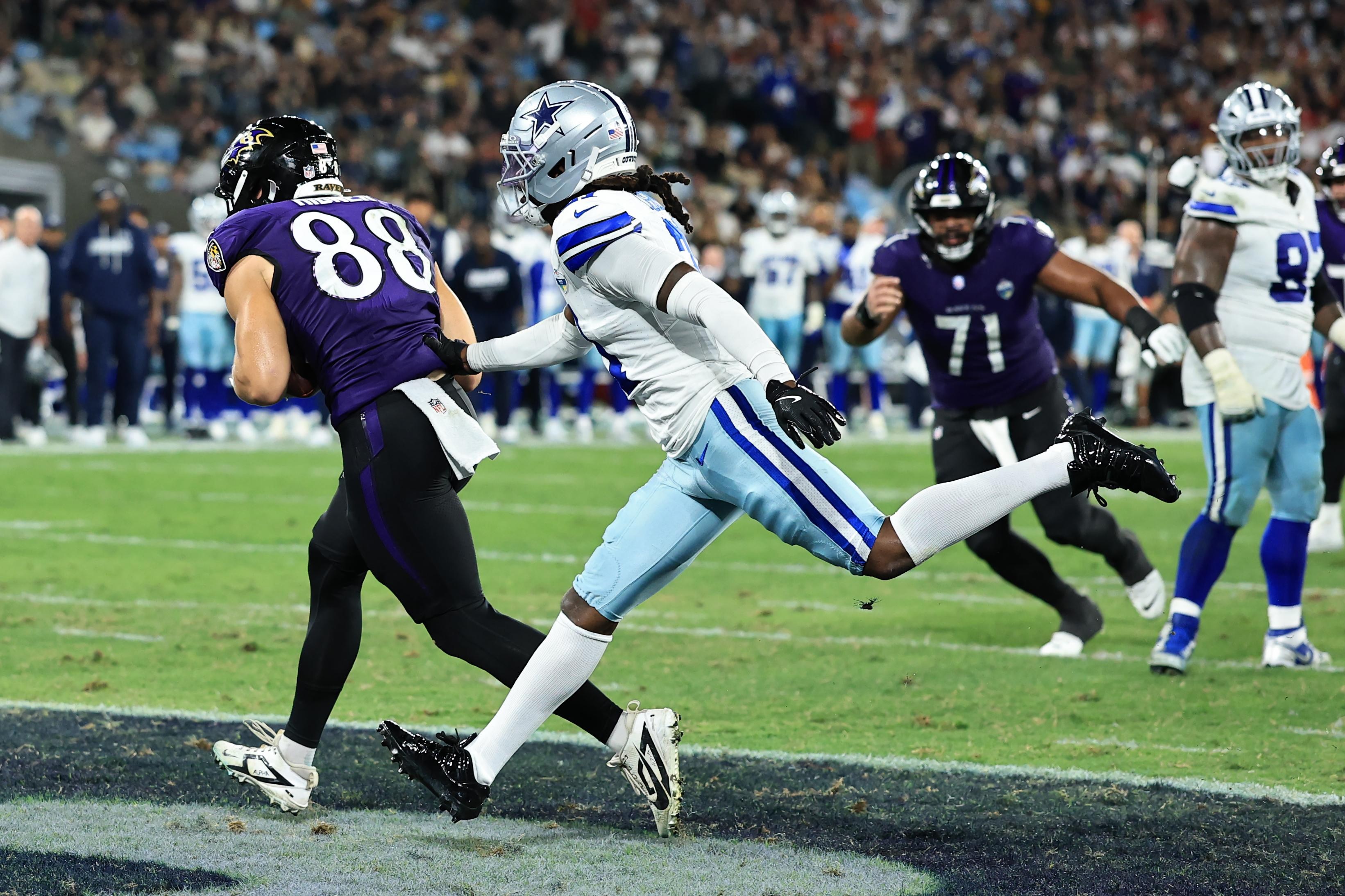 Ravens vs Cowboys rookie report