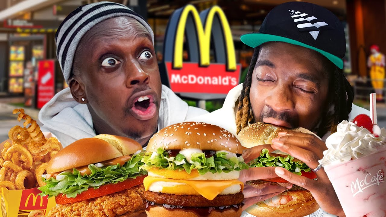 British rappers try Korean McDonald's drive-thru: Unique burgers & food ...
