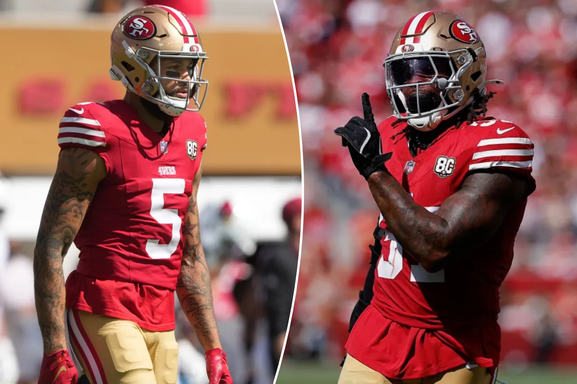 Niners stars questionable for showdown vs Broncos