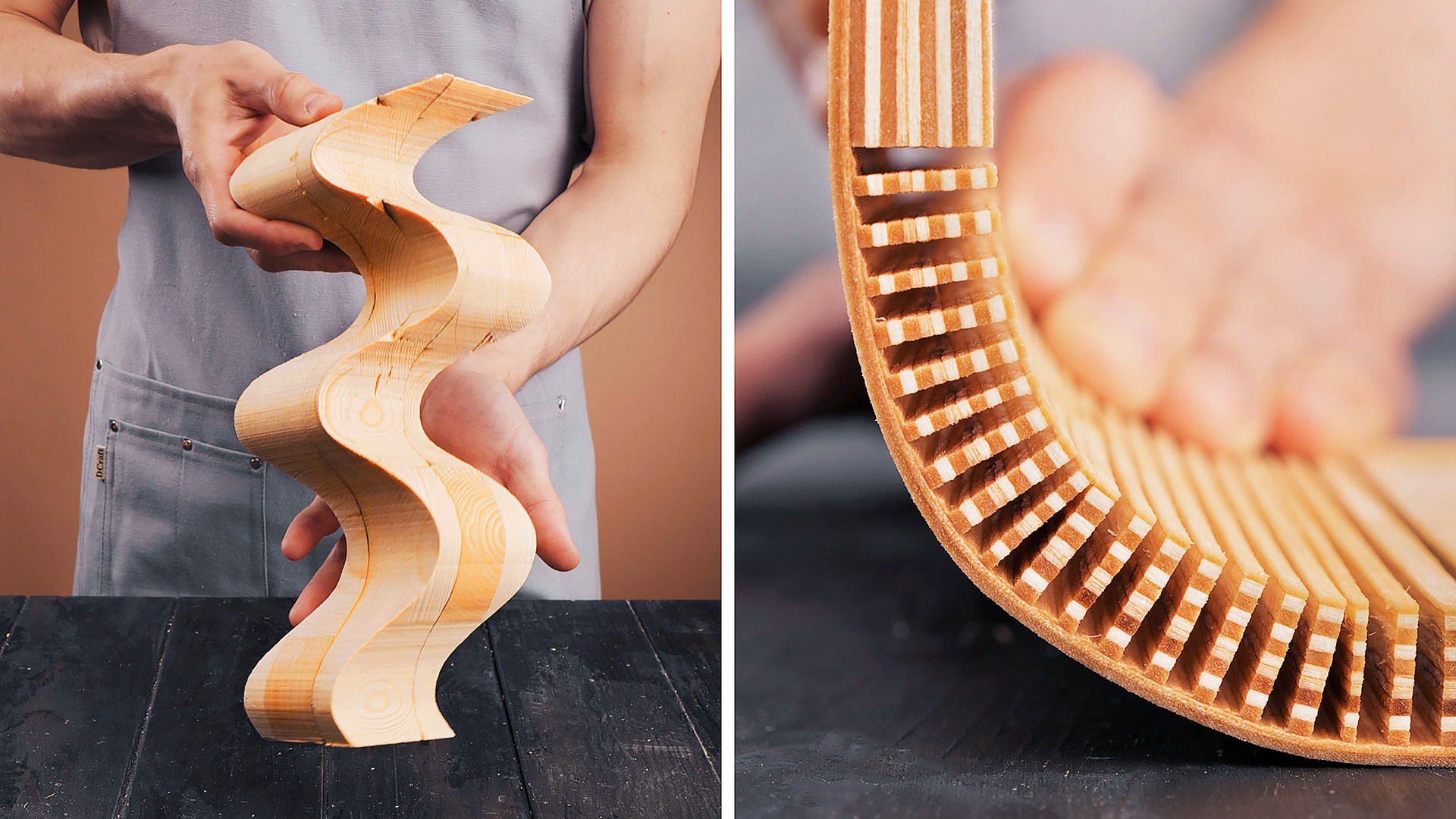 It's amazing how the properties of wood change with skillful processing