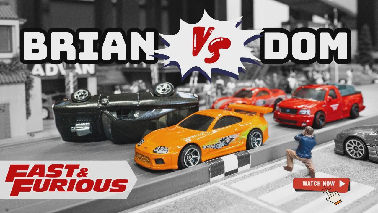 Fast and Furious showdown! Brian vs Dom in epic rivalry