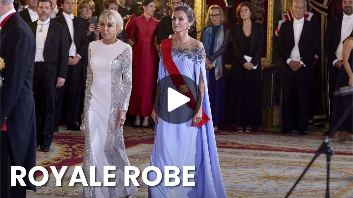Königin Letizia beim Macron-Besuch: Dieser Look lässt Fans staunen