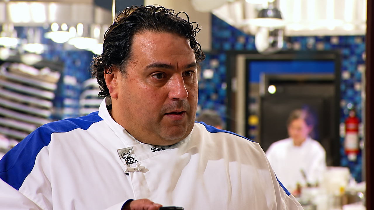 Raj struggles during his first Hell’s Kitchen dinner service