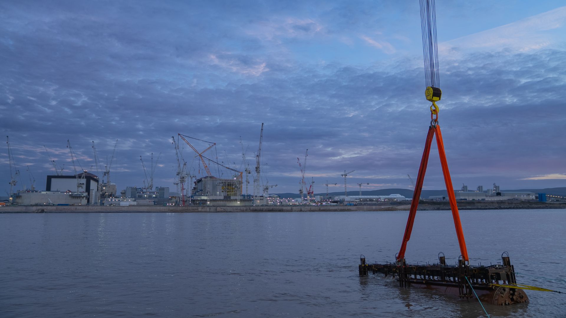 Photos: Nuclear plant engineers dig 2,000-foot tunnel under seabed to ...