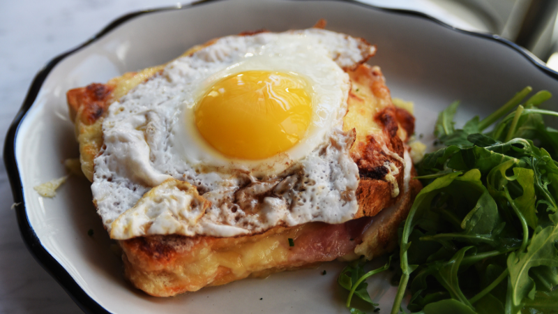 Indulge yourself with a scrumptious croque monsieur or madame at Cafe ...