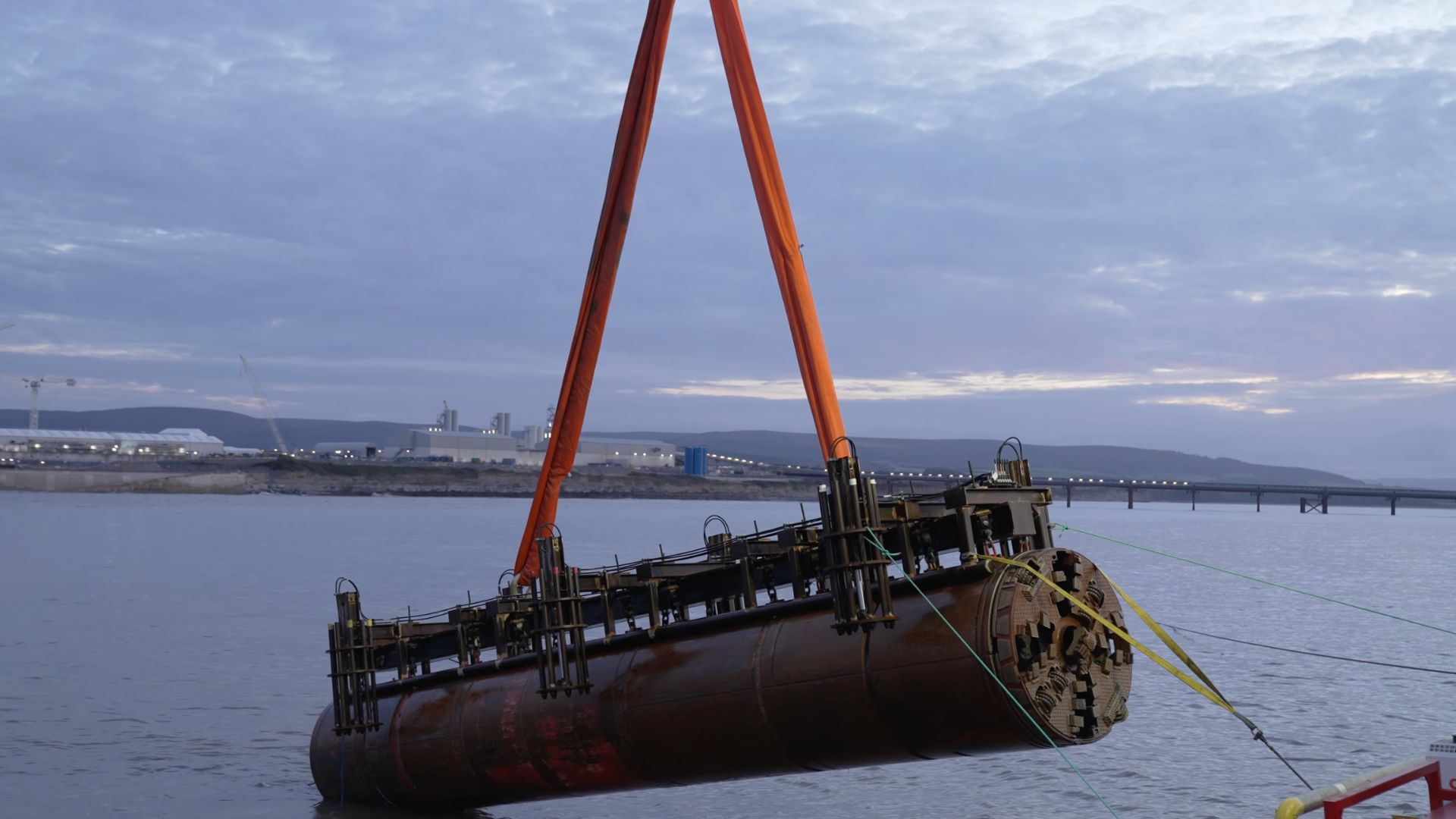 Photos: Nuclear plant engineers dig 2,000-foot tunnel under seabed to ...