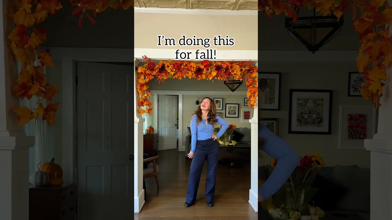 Easy fall decor idea! 🍂
