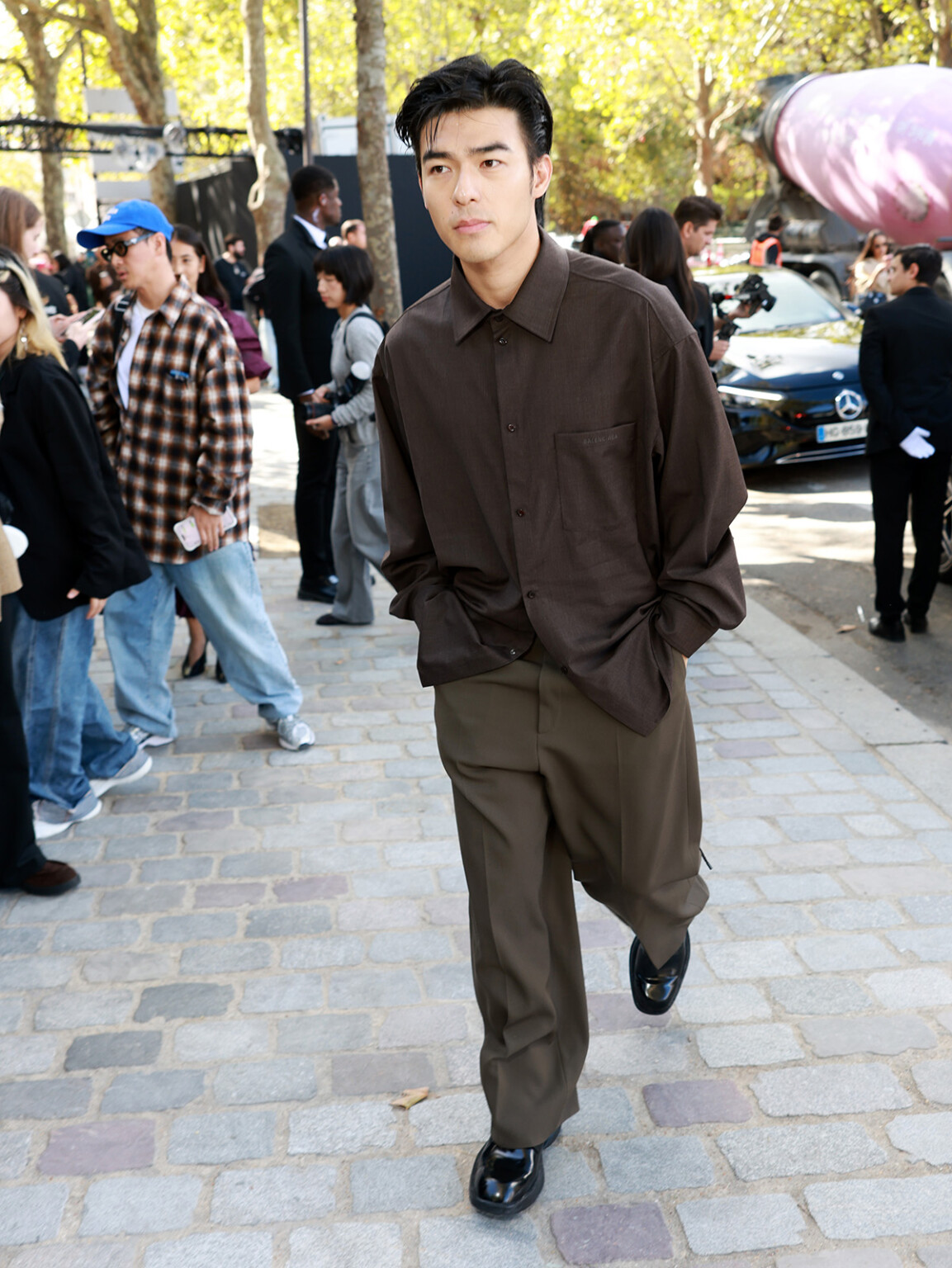 Celebrities front row at Balenciaga spring 2027