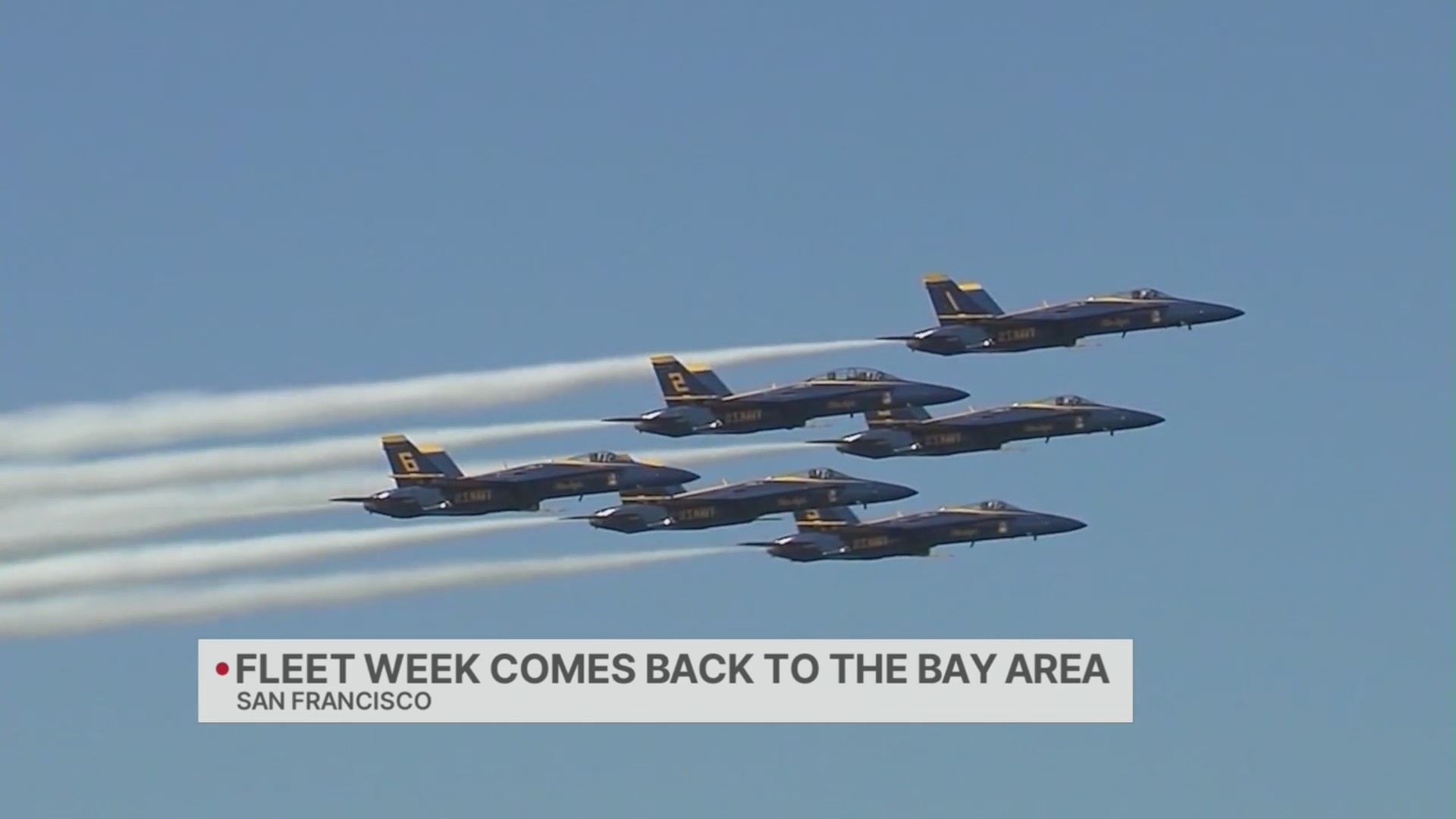 Fleet Week returns to the Bay Area