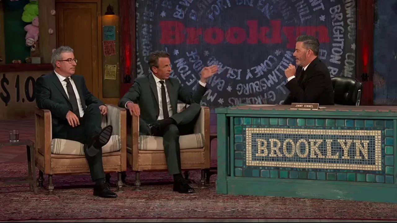 Late-night hosts tell Jimmy Kimmel he's their 'bulletproof vest' when ...