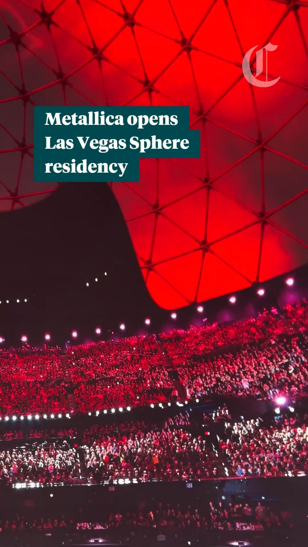 Metallica opens Las Vegas Sphere residency