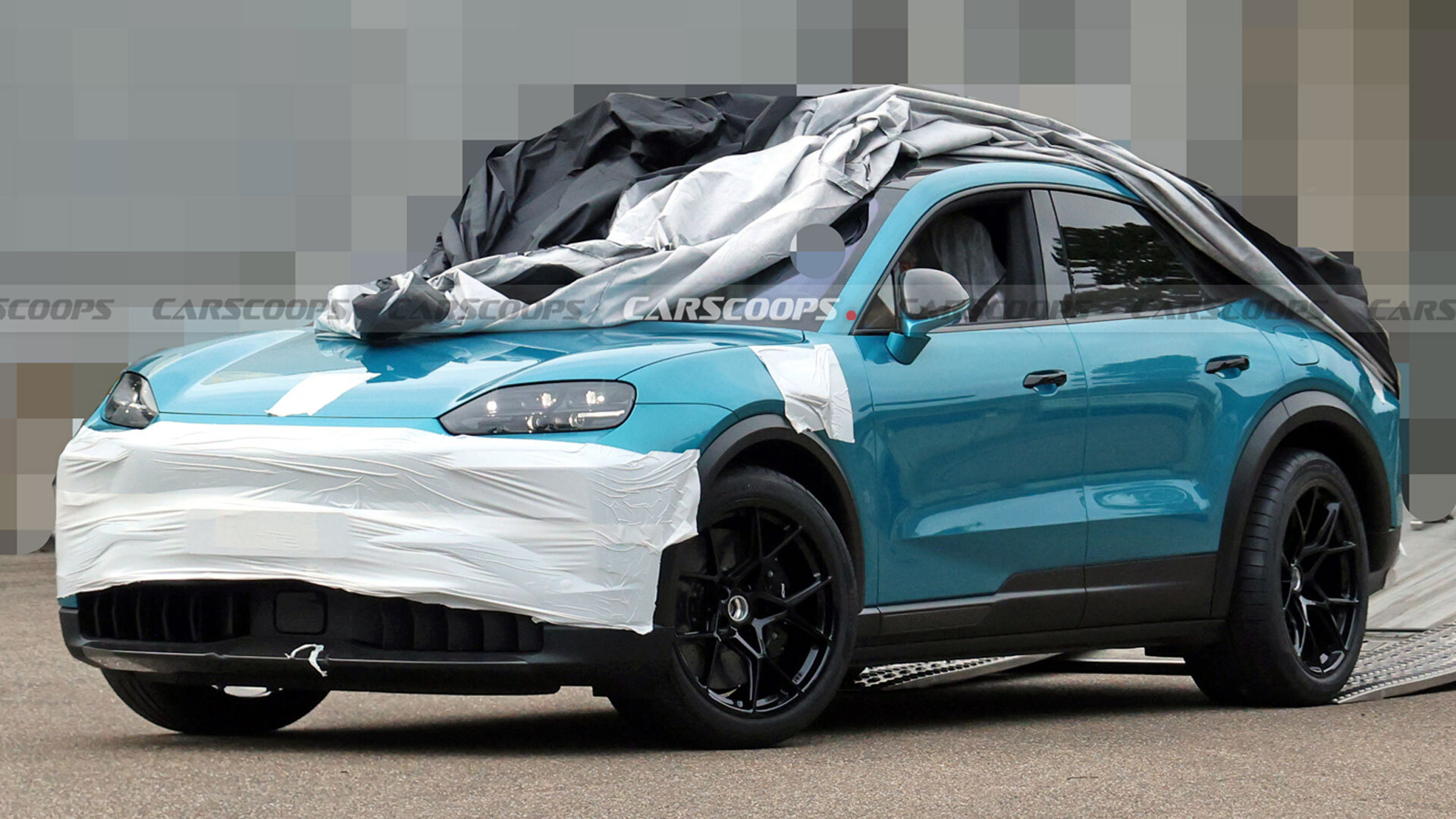 Porsche’s hotter electric Cayenne coupe steps out of the shadows