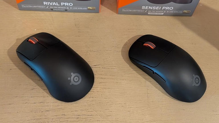 SteelSeries Sensei Pro X Rival Pro review: 8K wireless mice with ...