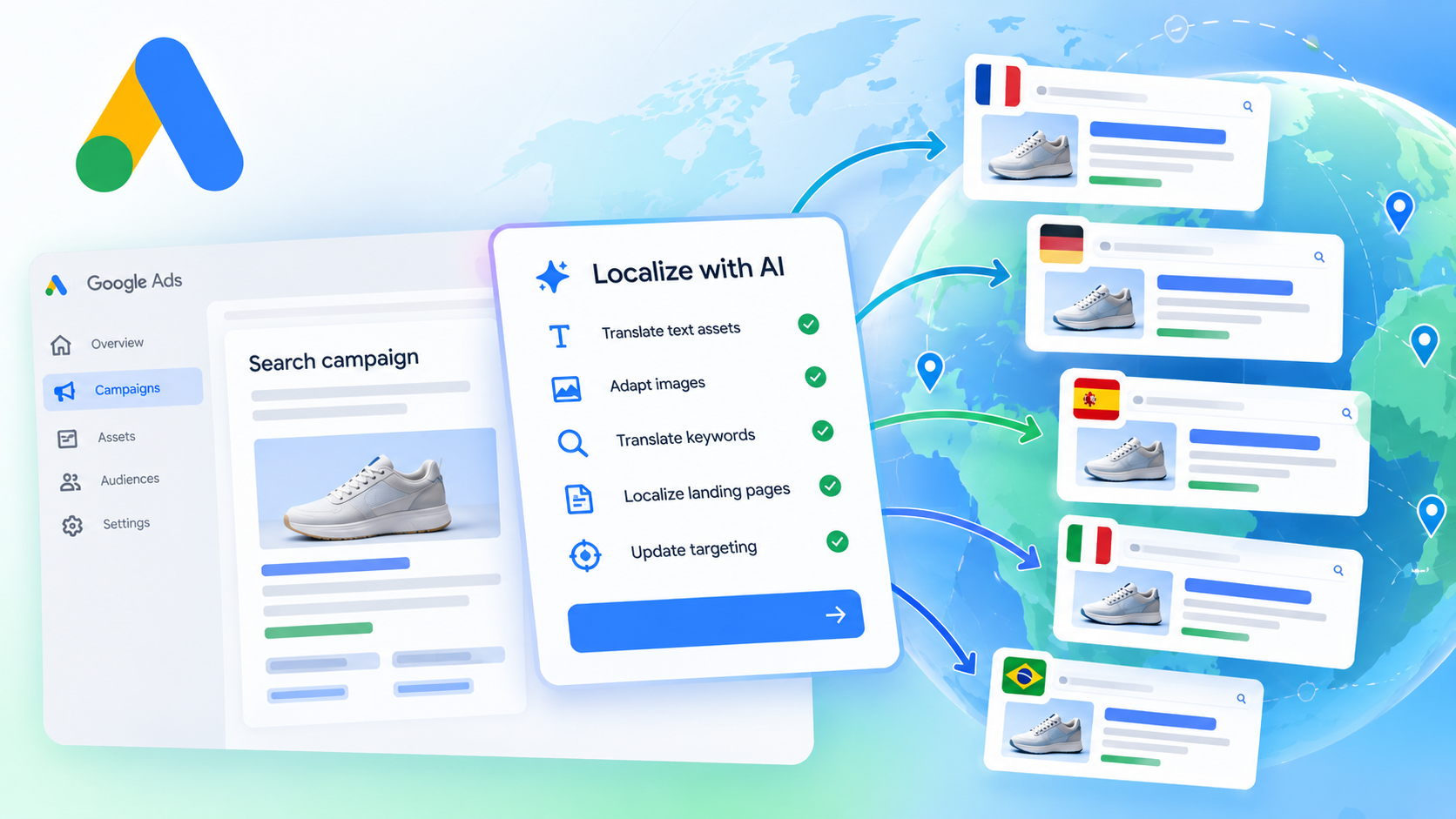 Google Ads adds AI-powered campaign localization for international ...