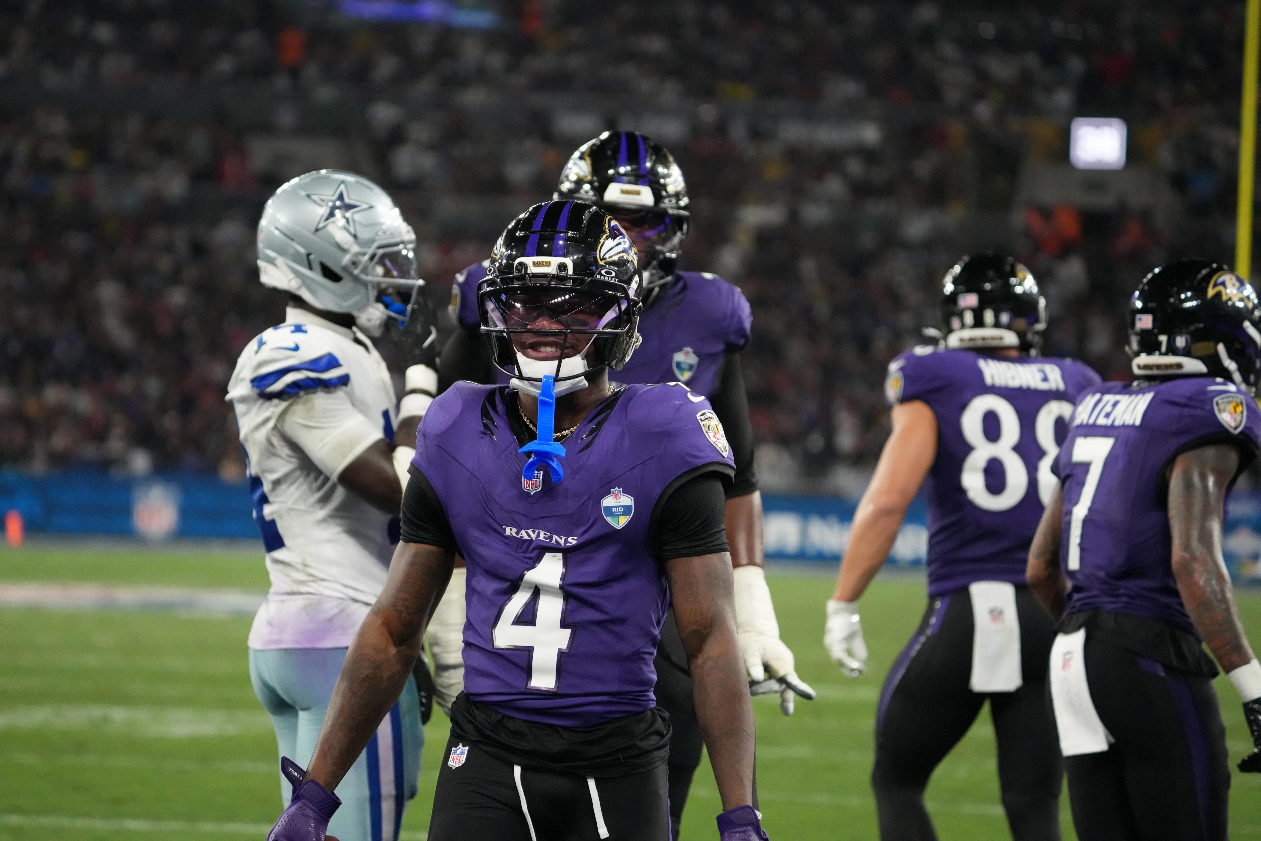 Zay Flowers listed as questionable