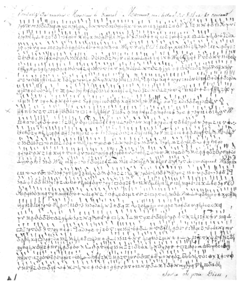 This cipher that Napoleon used went unsolved for 217 years. ChatGPT ...