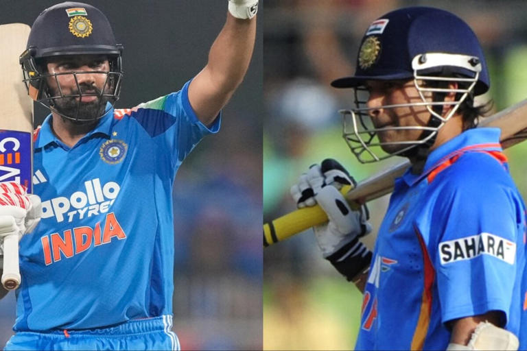 Rohit Sharma needs 2 runs to join Sachin Tendulkar in special club of ...