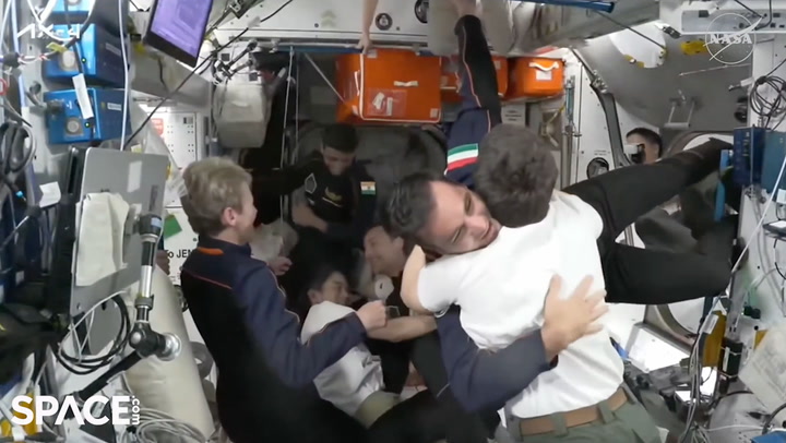 SpaceX Ax-4 crew enters space station after docking