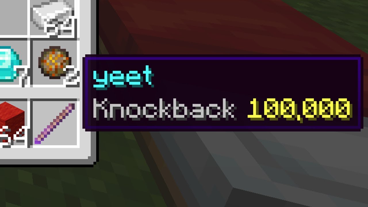 I secretly used knockback 100,000 in Minecraft Bedwars